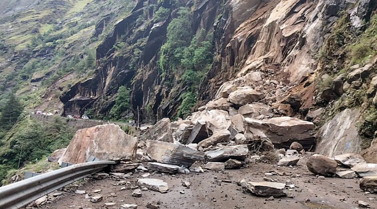 Nepal Landslide Sweeps Away Two Buses into Trishuli River