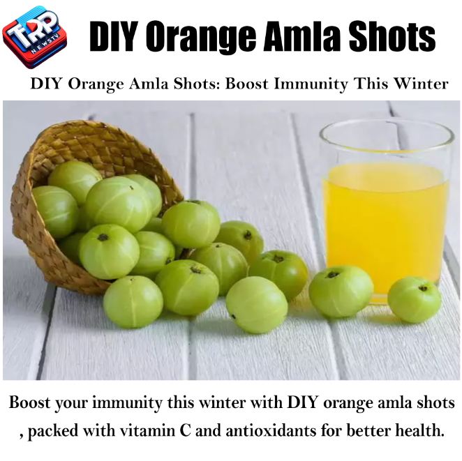 DIY Orange Amla Shots: Boost Immunity This Winter