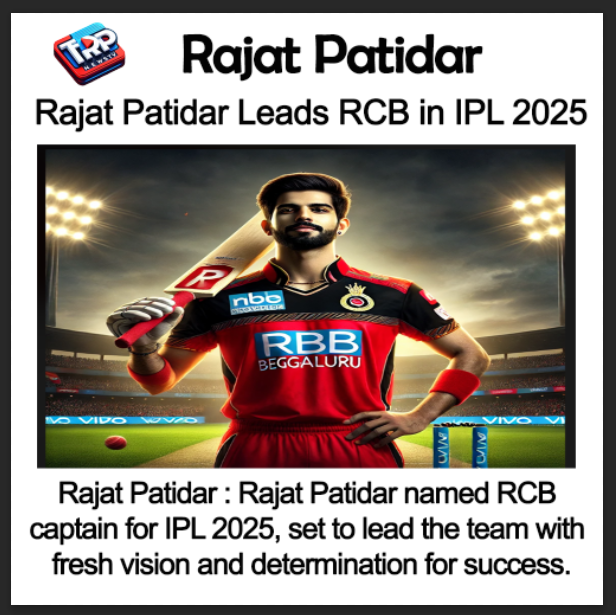 Rajat Patidar : Rajat Patidar Leads RCB in IPL 2025